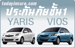 ประกันภัยรถยนต์ ชั้น 1 ราคาพิเศษ สำหรับโตโยต้า VIOS และ YARIS